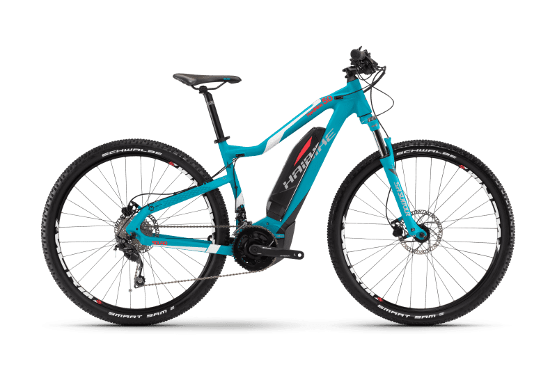 Электровелосипед Haibike Sduro HardNine 5.0 400Wh 20-Sp Deore Голубой original 2017